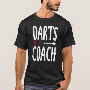 Darts Coach Novelty Graphic Print Apparel for Dart T-Shirt