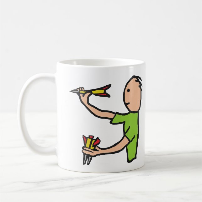 Darts Coffee Mug (Left)