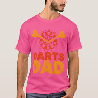 Darts Dad Dartboard Men Dart Father retro T-Shirt
