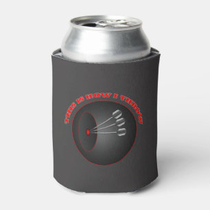 Darts Dart Player How I Throw Personalised Can Cooler