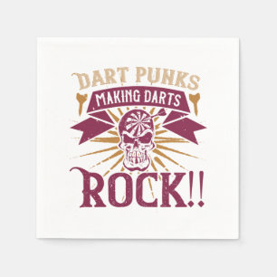 Darts - Dart Punks Making Darts Rock! Napkin