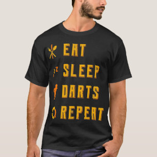 Darts Dart-Throwing Dartist Dartboard Bullseye T-Shirt