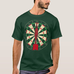 Darts Dartboard Dart Board Player Vintage Gifts T-Shirt