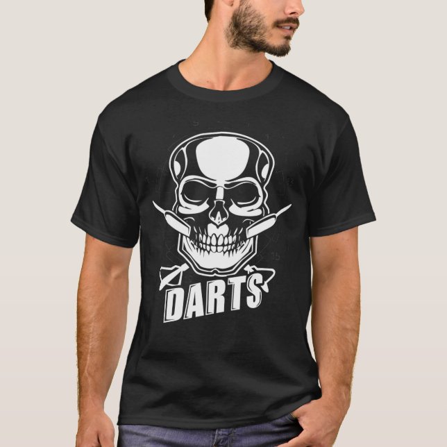 Darts darts motif darts T-Shirt (Front)