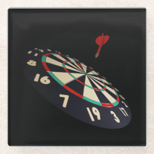 Darts Destination Bullseye, Glass Coaster