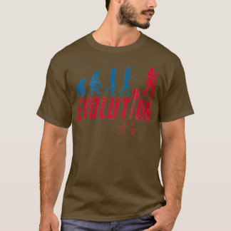 Darts Evolution Dart Player Vintage Gifts Men T-Shirt
