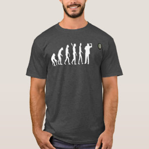 Darts Evolution Dartboard Dart Player Team T-Shirt