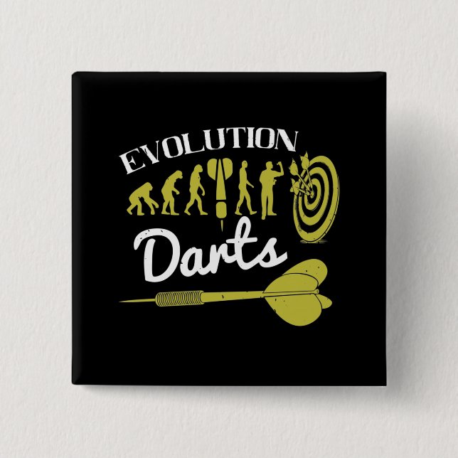 Darts - Evolution Darts 15 Cm Square Badge (Front)