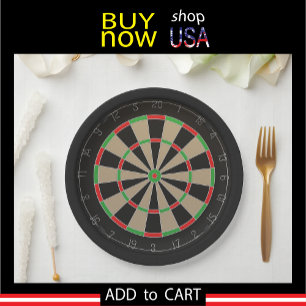 Darts Fans 🎯😍 Dartboard  Paper Plate