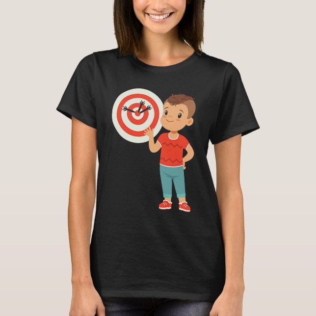 darts for darts players Pally 20 darts Dar 180  24 T-Shirt (Front)