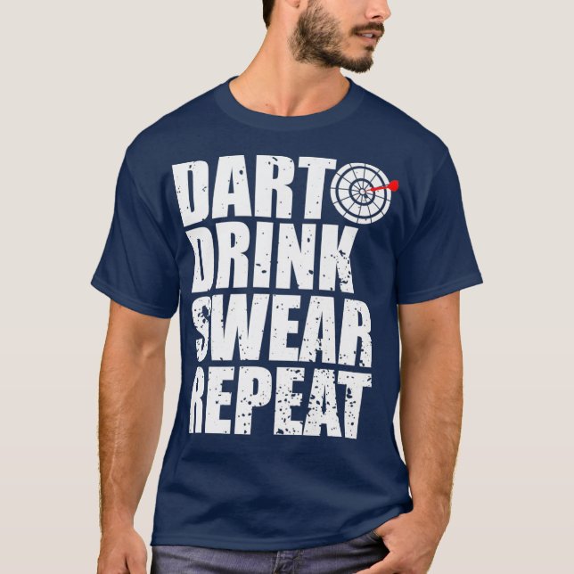Darts Funny Dart Team Premium T-Shirt (Front)