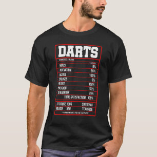 Darts Graphic Dart Player Darts Dartboard Bullseye T-Shirt