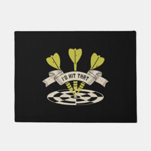 Darts - I'd Hit That Bullseye Doormat
