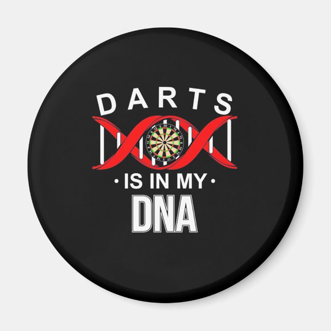 Darts Is In My DNA Magnet (Front)