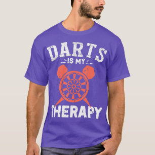 Darts is my Therapy  Funny Darts Lovers  Players T-Shirt