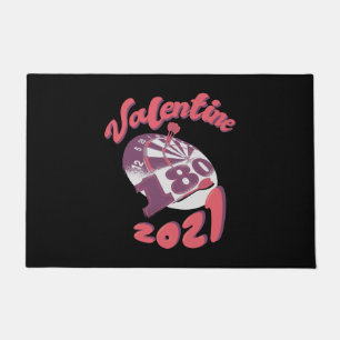 Darts is my Valentine 2021 Doormat