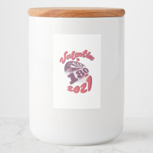 Darts is my Valentine 2021 Food Label