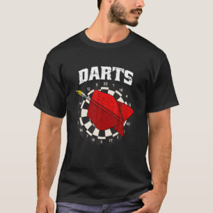 Darts Jersey For Dart Player With Dart And Dartboa T-Shirt