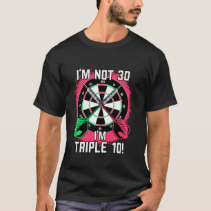 Darts ladies 30th birthday triple 20 female dart p T-Shirt
