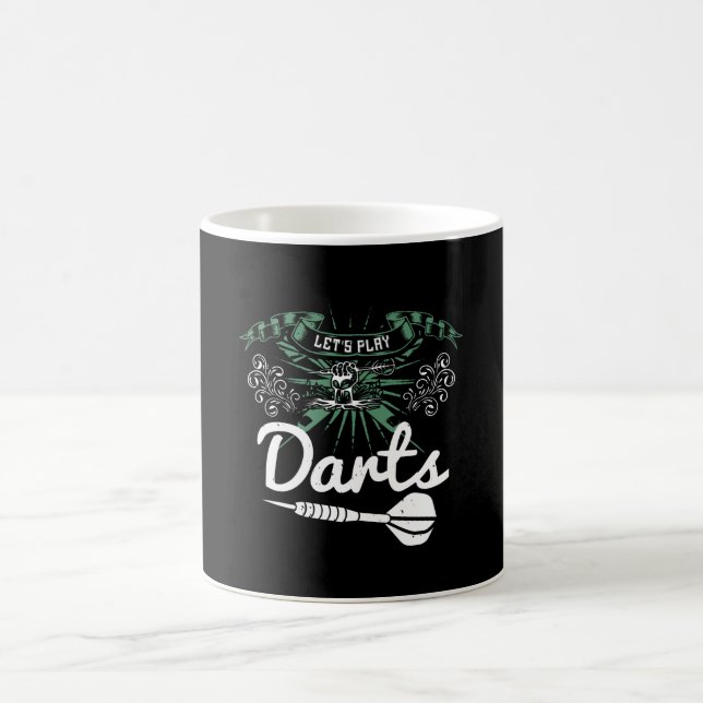 Darts - Let's Play Darts Coffee Mug (Center)