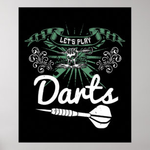 Darts - Let's Play Darts Poster