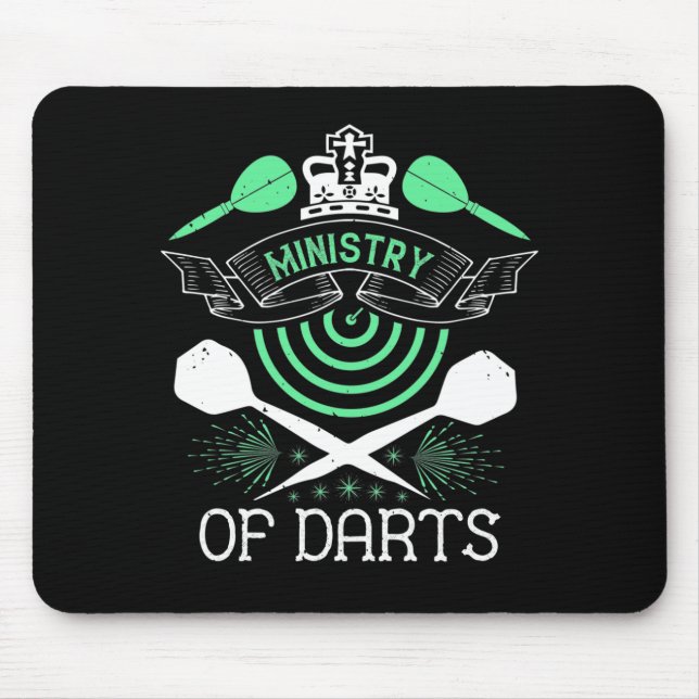 Darts - Ministry Of Darts Mouse Mat (Front)