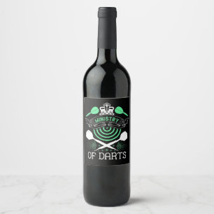 Darts - Ministry Of Darts Wine Label