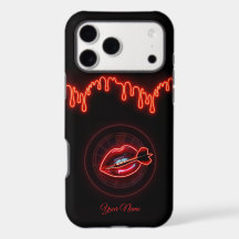 Darts Neon Holographic Lips Dartboard Phone Case