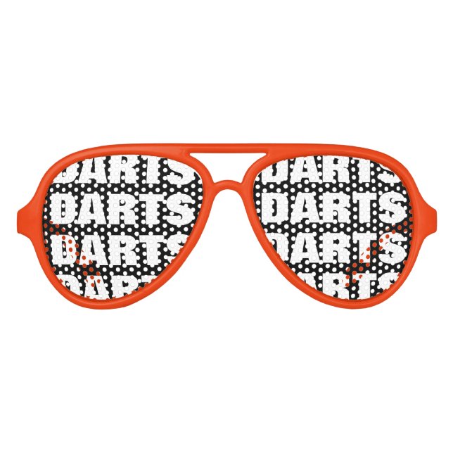 Darts obsession party shades for darter and fans (Front)