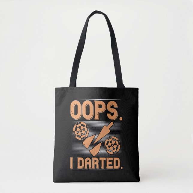 Darts - Oops I Darted Tote Bag (Front)