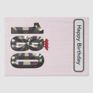 Darts Perfect Score 180, Birthday Tissue Paper