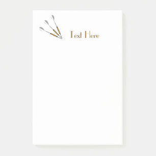 Darts Personalised / Monogram Post-it Notes