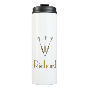 Darts Personalised / Monogram Thermal Tumbler