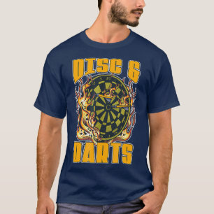 Darts Player Dart Arrows Dartboard - Disc And T-Shirt