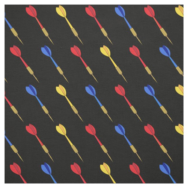 Darts Player Darts Patterned Fabric (Swatch)