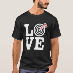 Darts Player Love Darts Sports Target Practice Dar T-Shirt