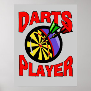 Darts Player Poster