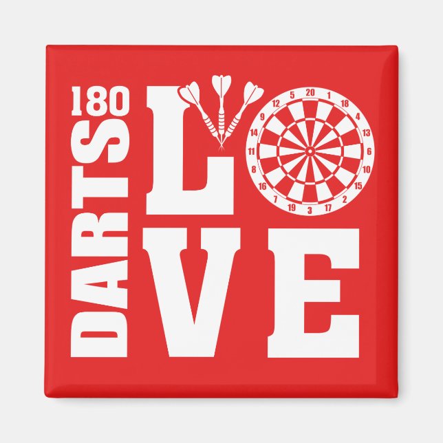Darts Players, Love Darts Magnet (Front)