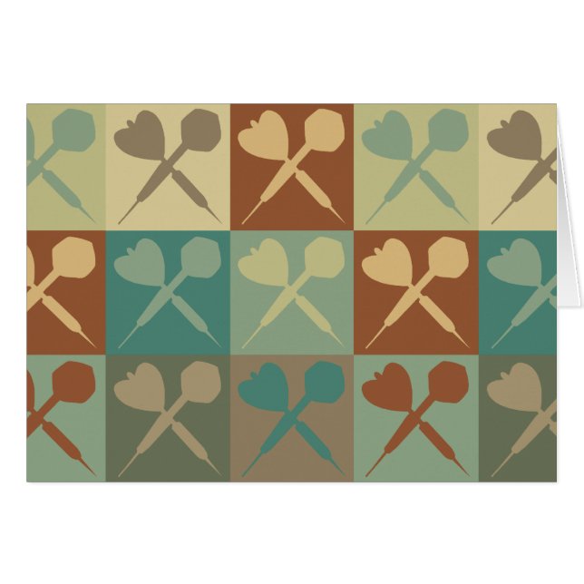 Darts Pop Art (Front Horizontal)