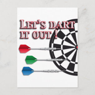 Darts Postcard