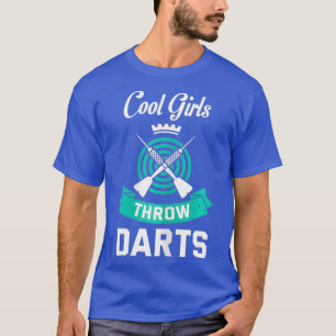 Darts Shirt Girl Darts Player I Love Darts Dart