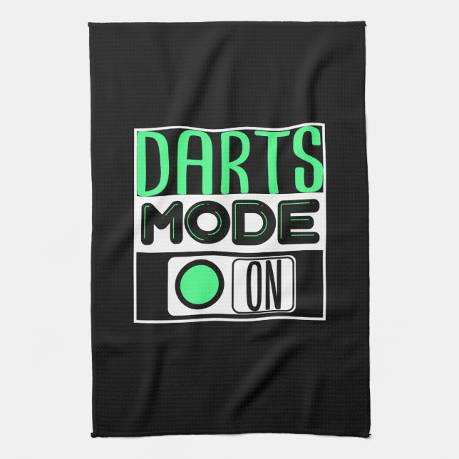 Darts Sport Gift Tea Towel (Vertical)