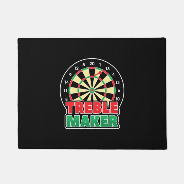 Darts Treble Maker Doormat (Front)