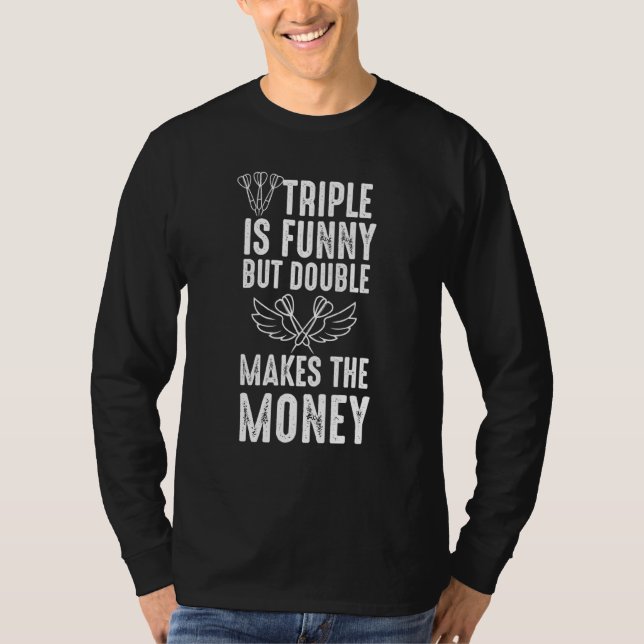 Darts Triple Double Arrow T-Shirt (Front)