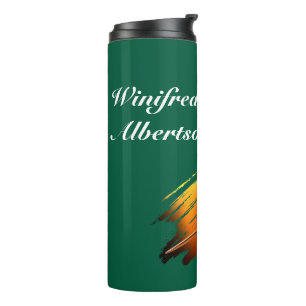 Darts - with Flaming Dart image - Personalize Thermal Tumbler
