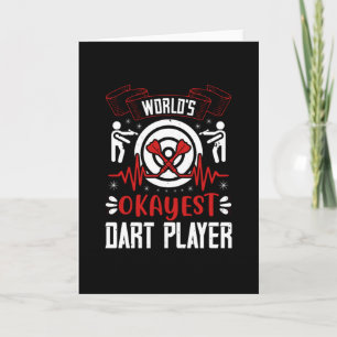 Darts - World's Okayest Dart Player Card