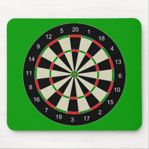 darttarget_Vector_Clipart DARTS DARTBOARD TARGET Mouse Mat