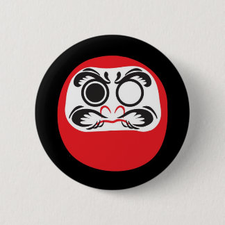 Daruma 6 Cm Round Badge