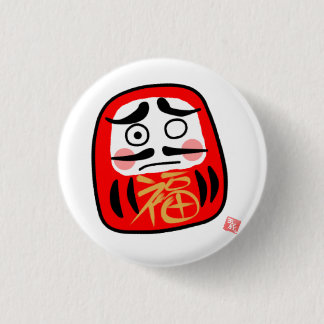 Daruma A 3 Cm Round Badge