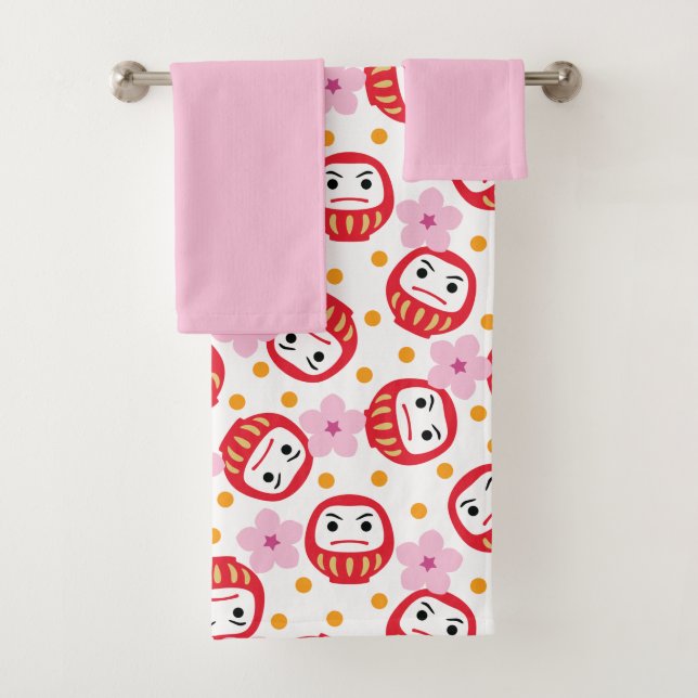 Daruma Bath Towel Set (Insitu)